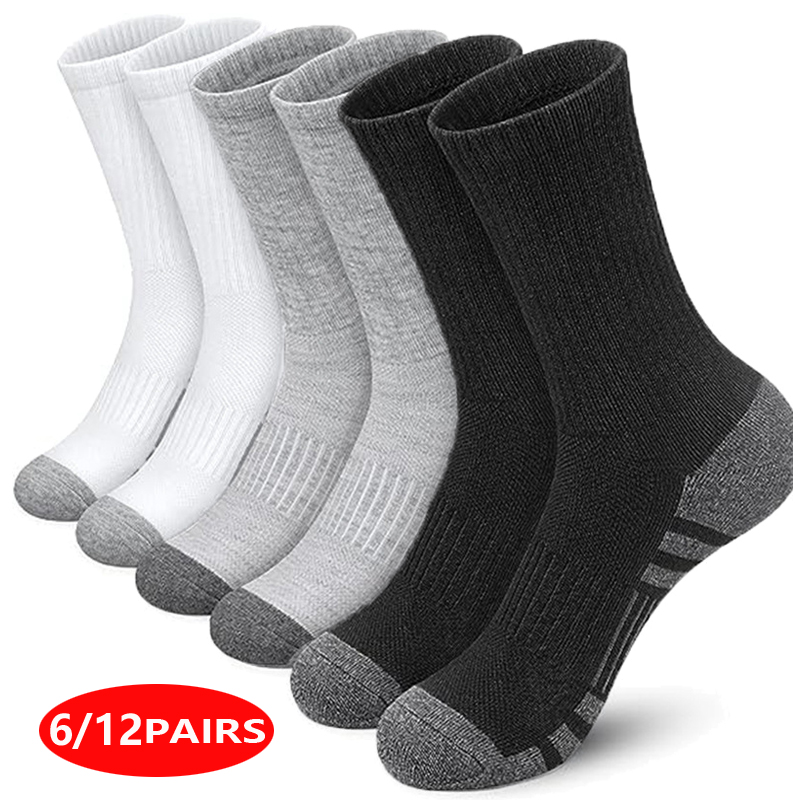 Cotton Crew Sock Pack - Calcetines Deportivos de Alto Rendimiento para