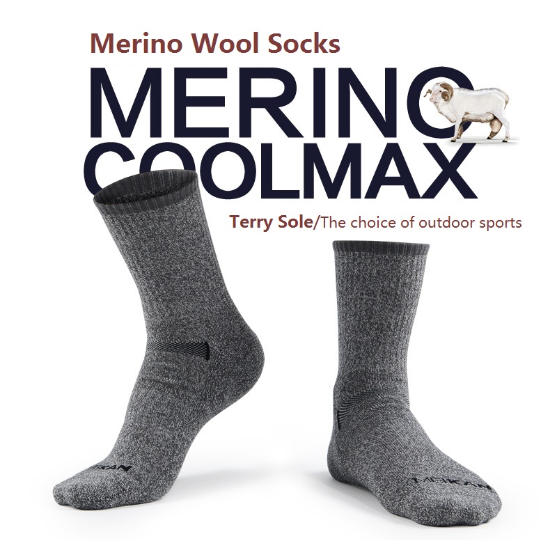 Wool Hiking Sock - MEIKAN calcetines de lana merina para