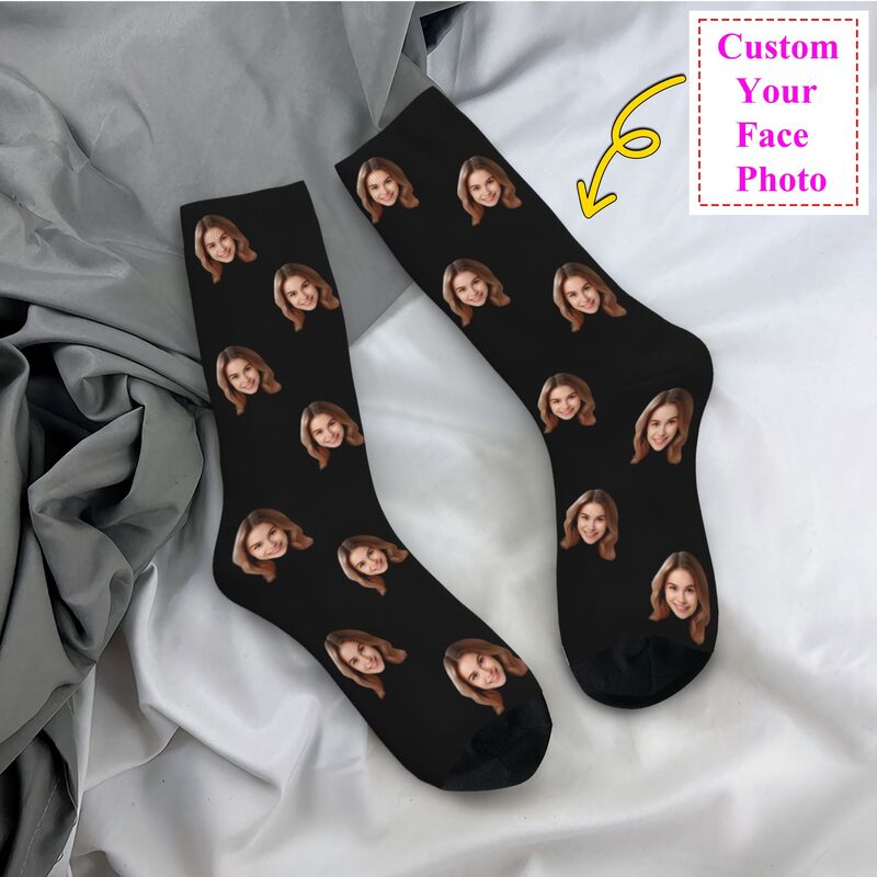 Dress Sock Men - Calcetines personalizados con foto de cara