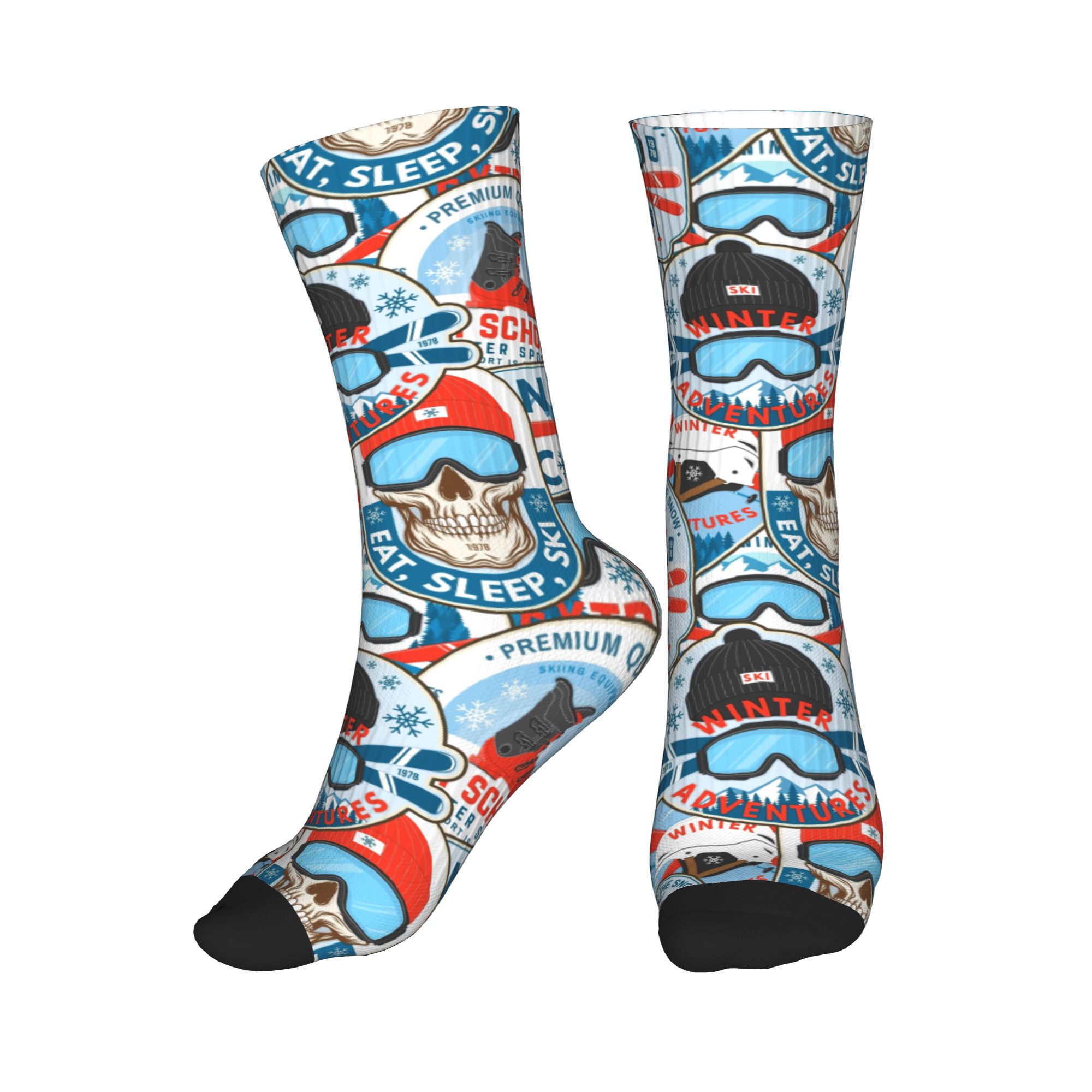 Dress Sock Men - Calcetines de vestir vintage con estampado