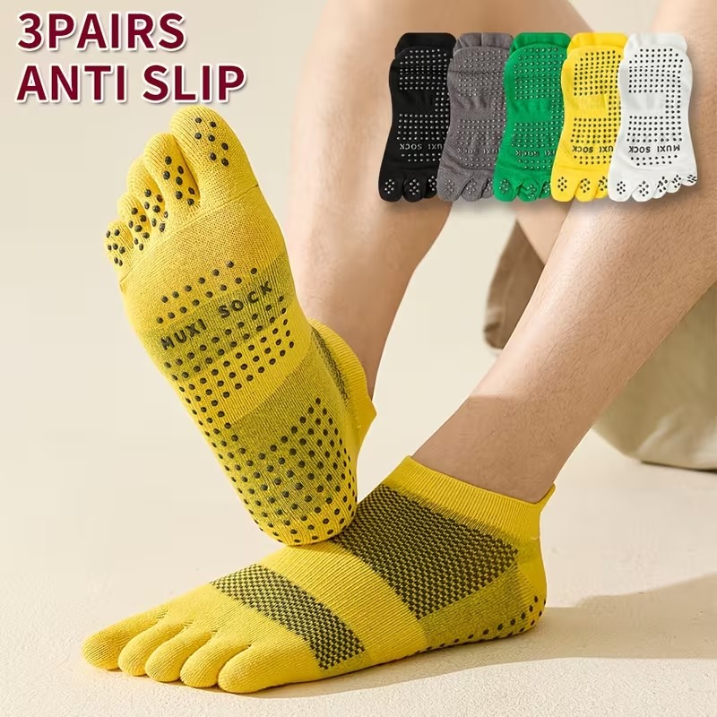 Toe Sock Split - Calcetines de 3 Pares para Hombre,