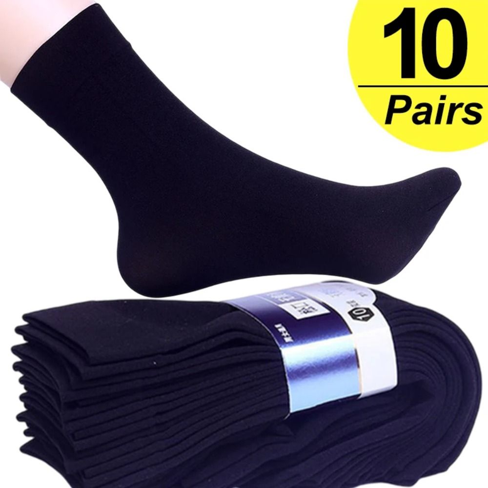 Silk Sock Bamboo - 10 pares de calcetines informales transpirables
