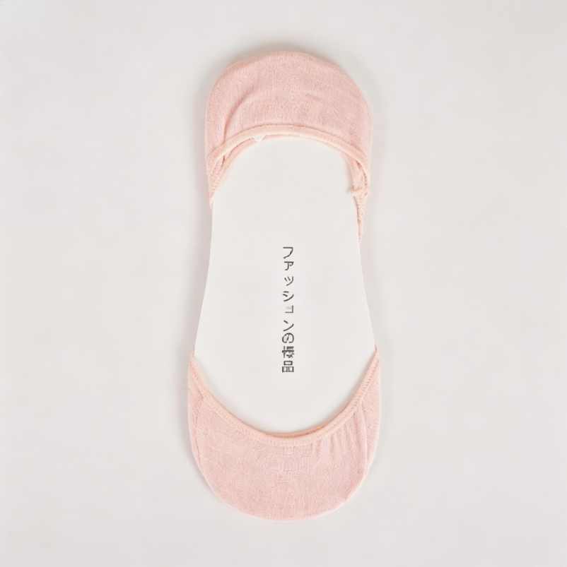 Invisibility Sock Loafer - Calcetines Invisibles de Algodón Rosa Claro