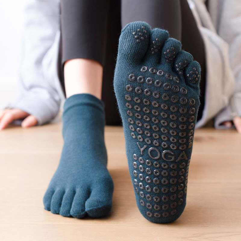 Grip Sock Yoga - Calcetines antideslizantes de Pilates para mujer,