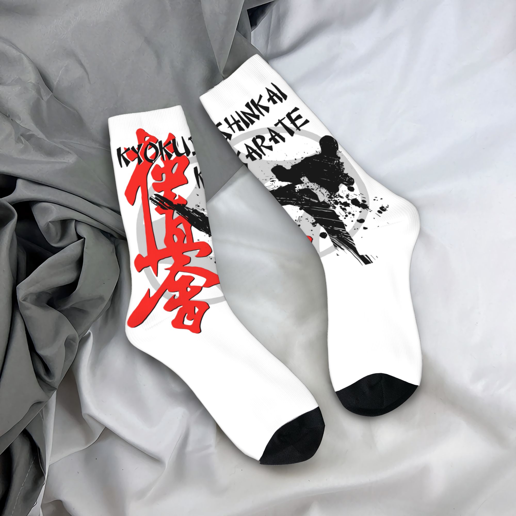 Dress Sock Men - Calcetines personalizados Kyokushi Karate para hombre,