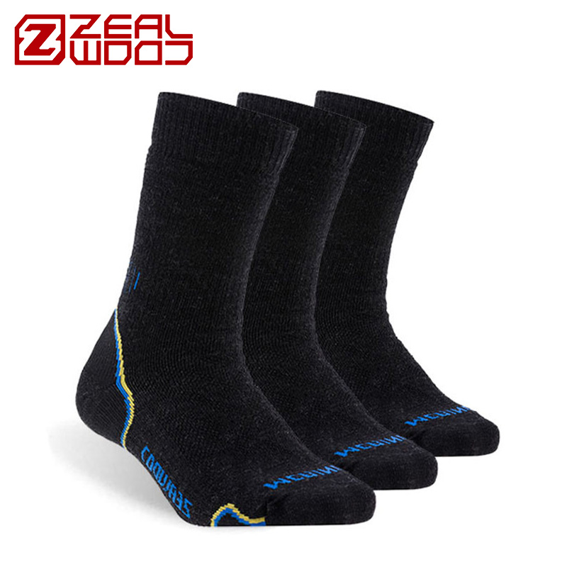 Wool Hiking Sock - ZEALWOOD-Calcetines gruesos de lana merina para