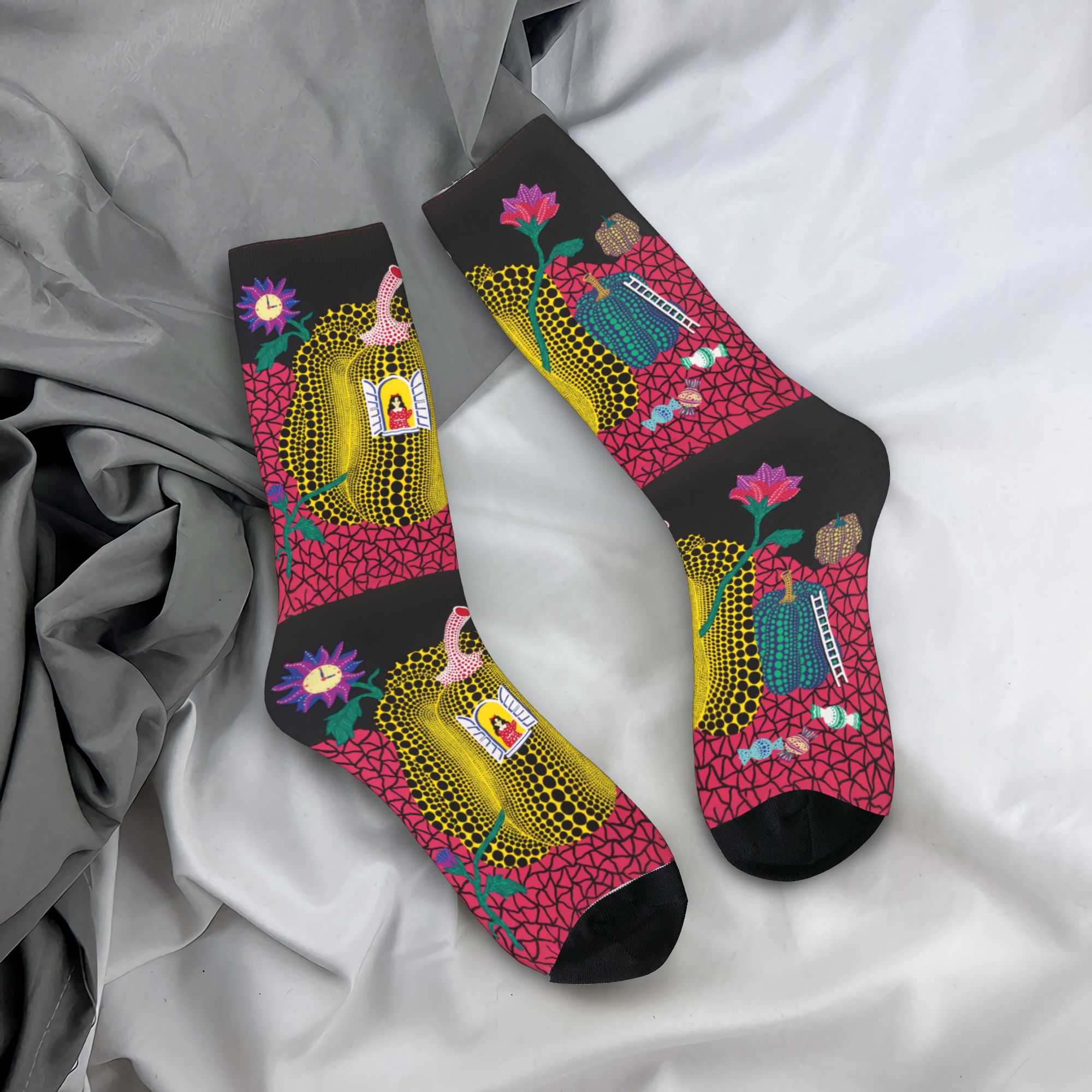 Dress Sock Men - Calcetines personalizados con pintura abstracta de