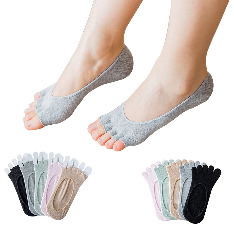 Invisibility Sock Loafer - Calcetines invisibles de cinco dedos con