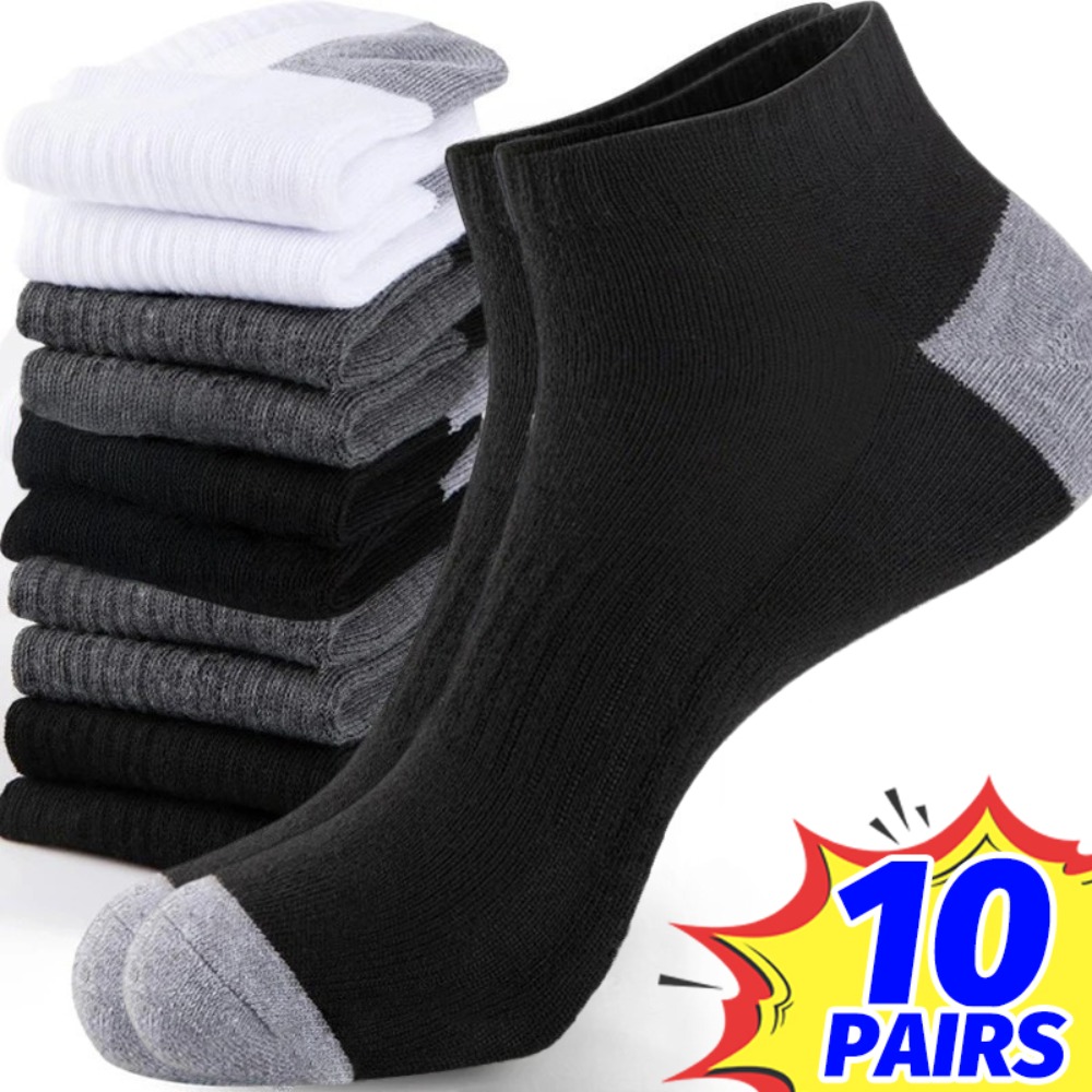 Ankle Sock Low Cut - 1-10 pares de calcetines transpirables de