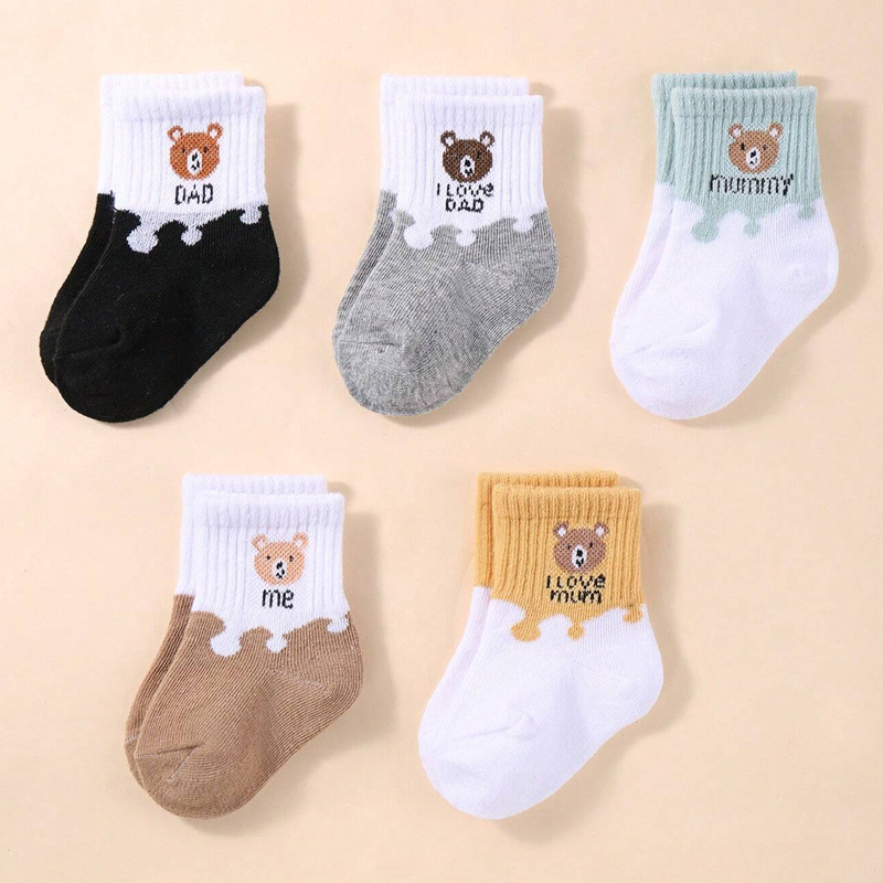 Ankle Sock Low Cut - 5 pares de calcetines para bebé,