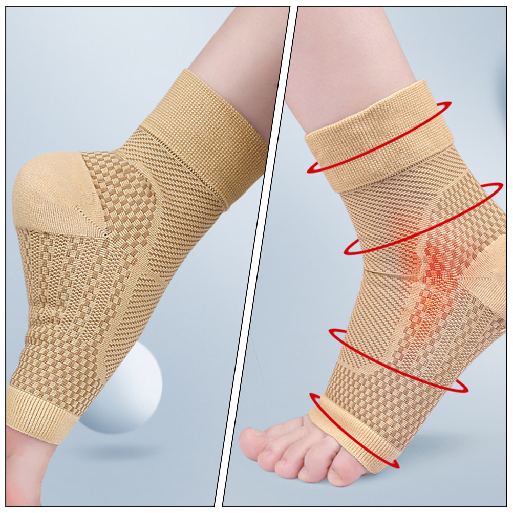 Ankle Brace Sock - 1 Par de Calcetines de Compresión
