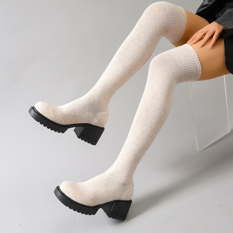 Knee High Sock Women - Botas por encima de la rodilla