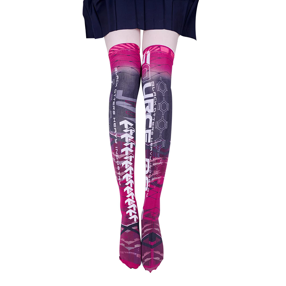 Knee High Sock Women - Medias de cosplay de robot de