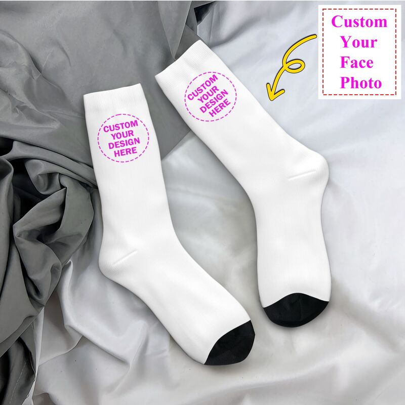 Dress Sock Men - Personaliza foto personalizada Logo texto hombres
