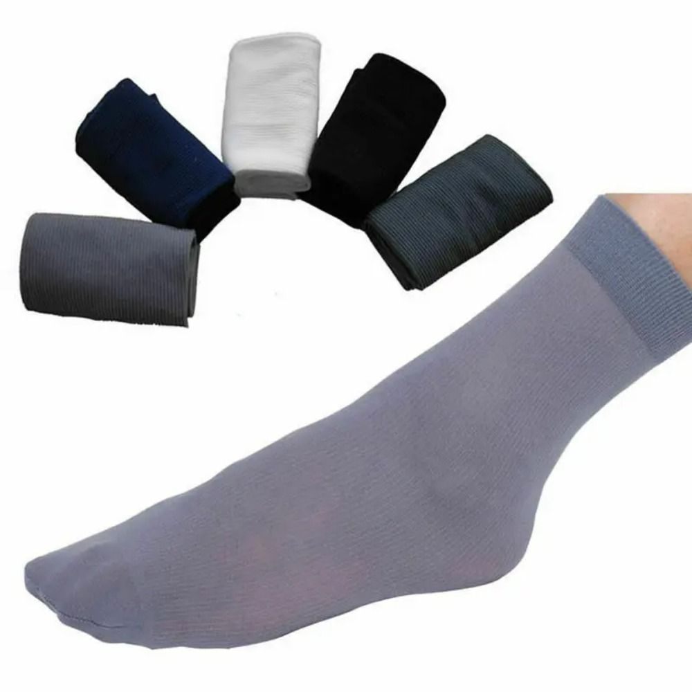 Silk Sock Bamboo - 10 Pares de Calcetines Casuales Transpirables