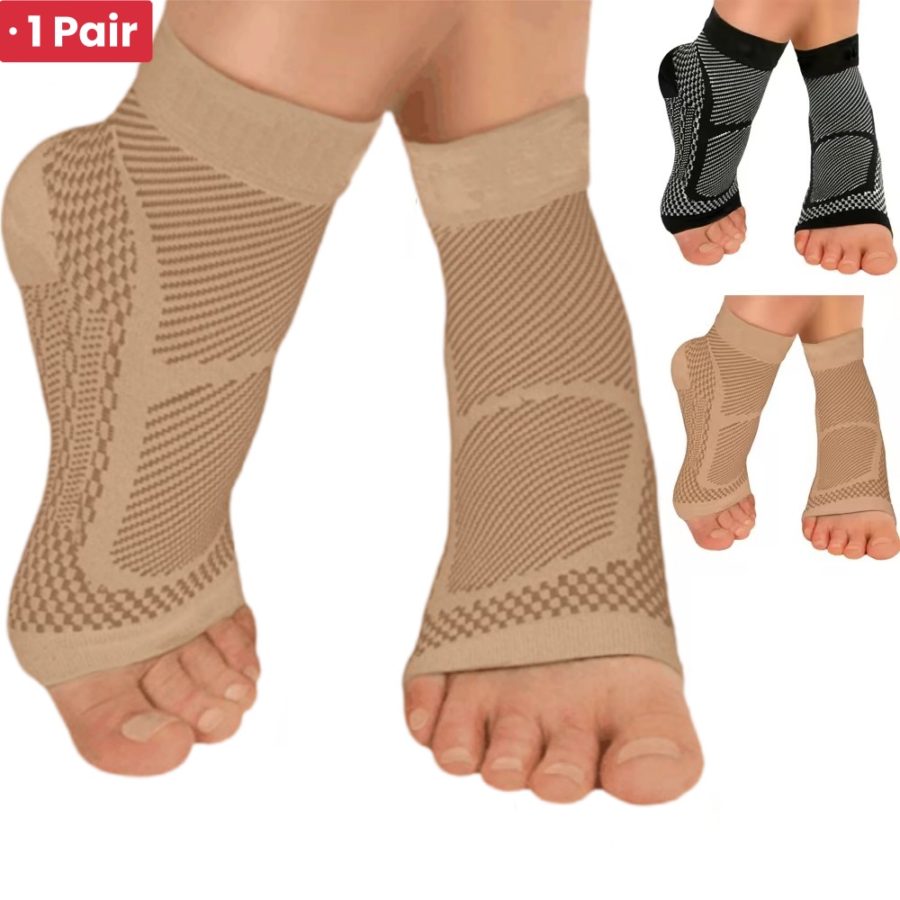 Ankle Brace Sock - 1 par de tobilleras deportivas, funda