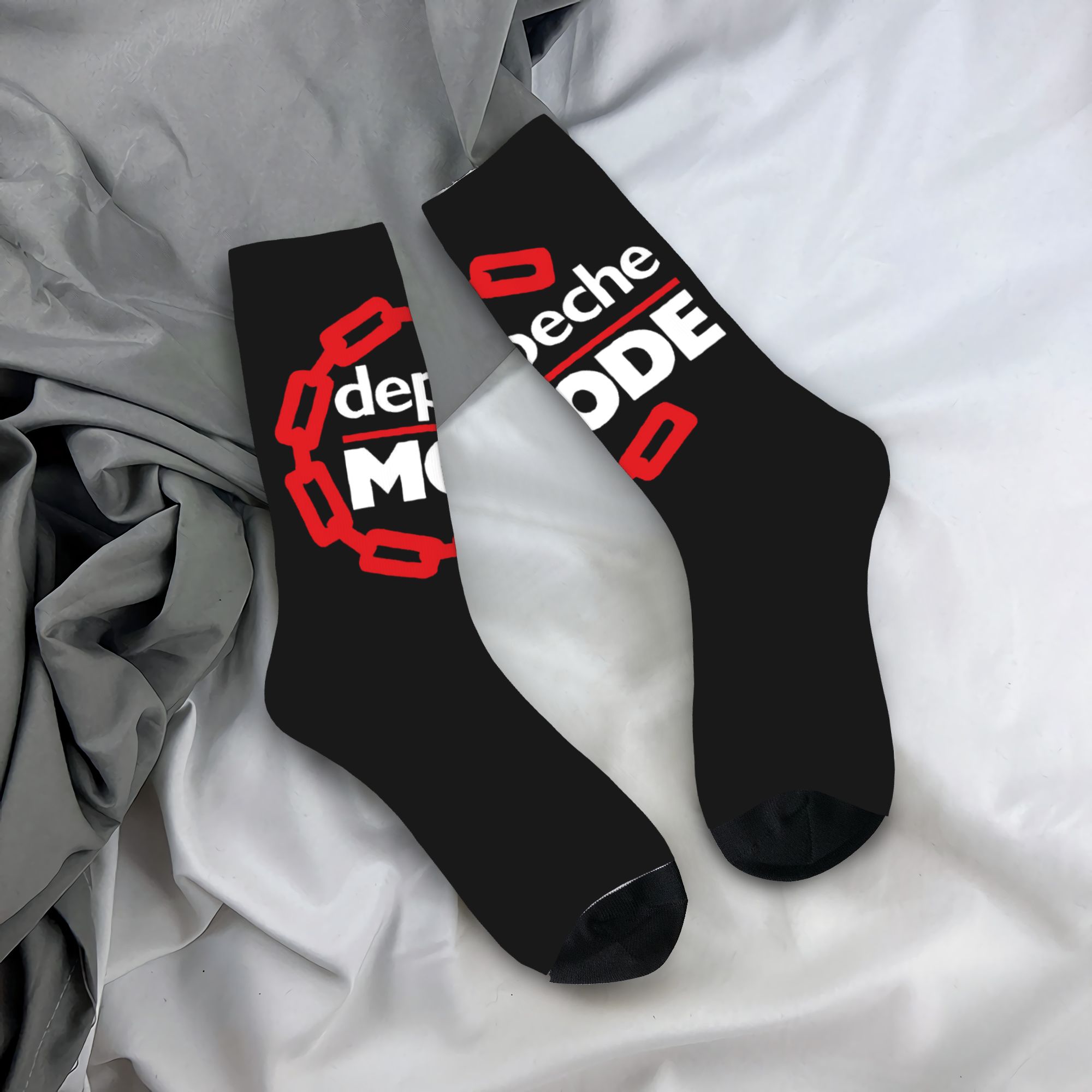 Dress Sock Men - Calcetines personalizados Depeche Cool Mode Electronic