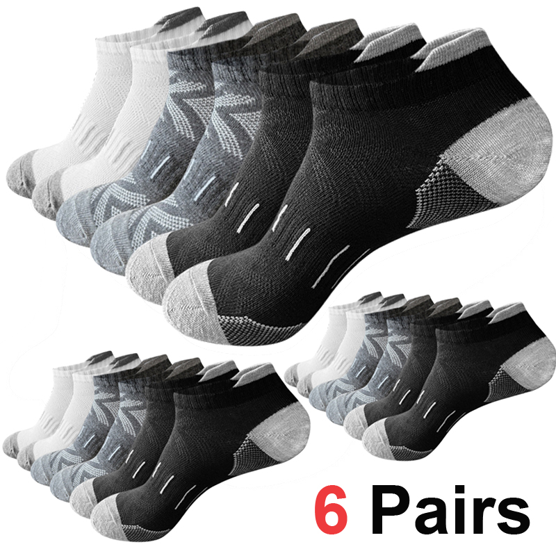 Athletic Sock Cushion - 6 Pares de Calcetines Deportivos de