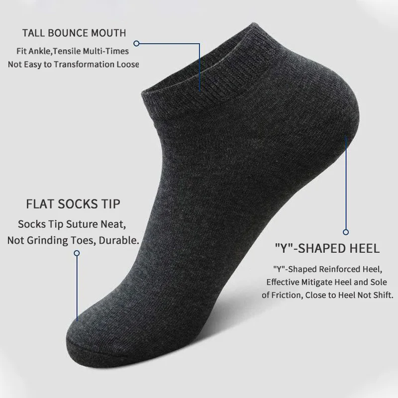 5 pares de calcetines náuticos - Ankle Sock Low Cut reseña y precio