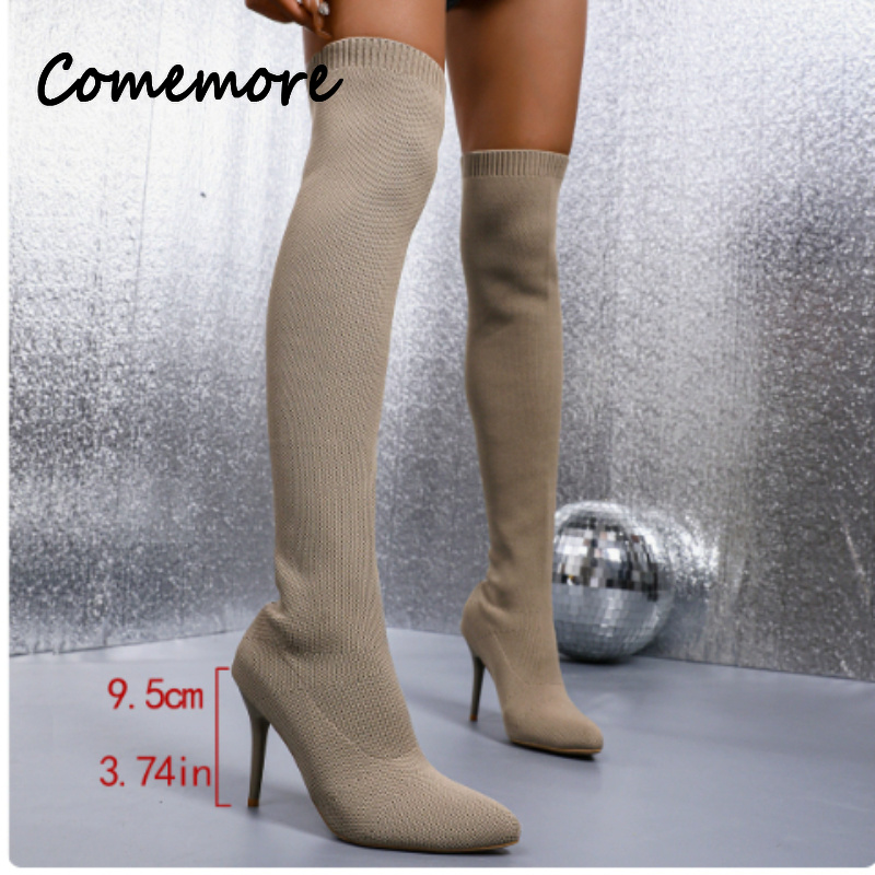 Comemore-Botas altas hasta la  - Knee High Sock Women reseña y precio