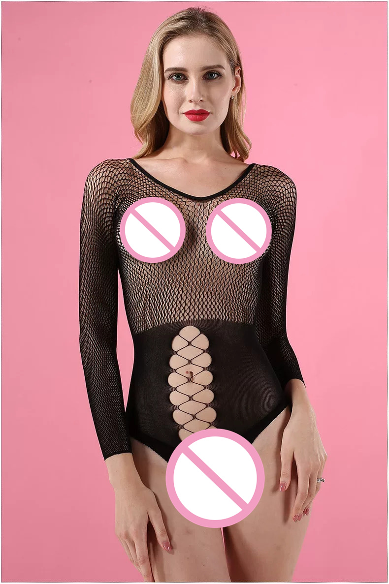 Lencería sexy negra de rejilla - Fishnet Stocking Women reseña y precio