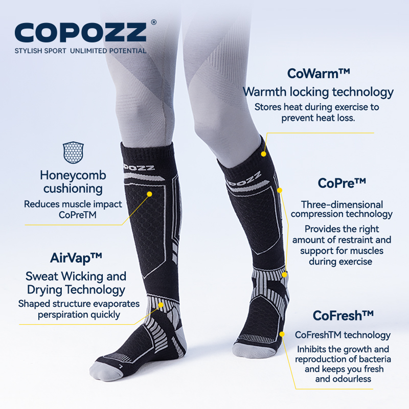 COPOZZ nuevos calcetines de es - Thermal Sock Winter reseña y precio