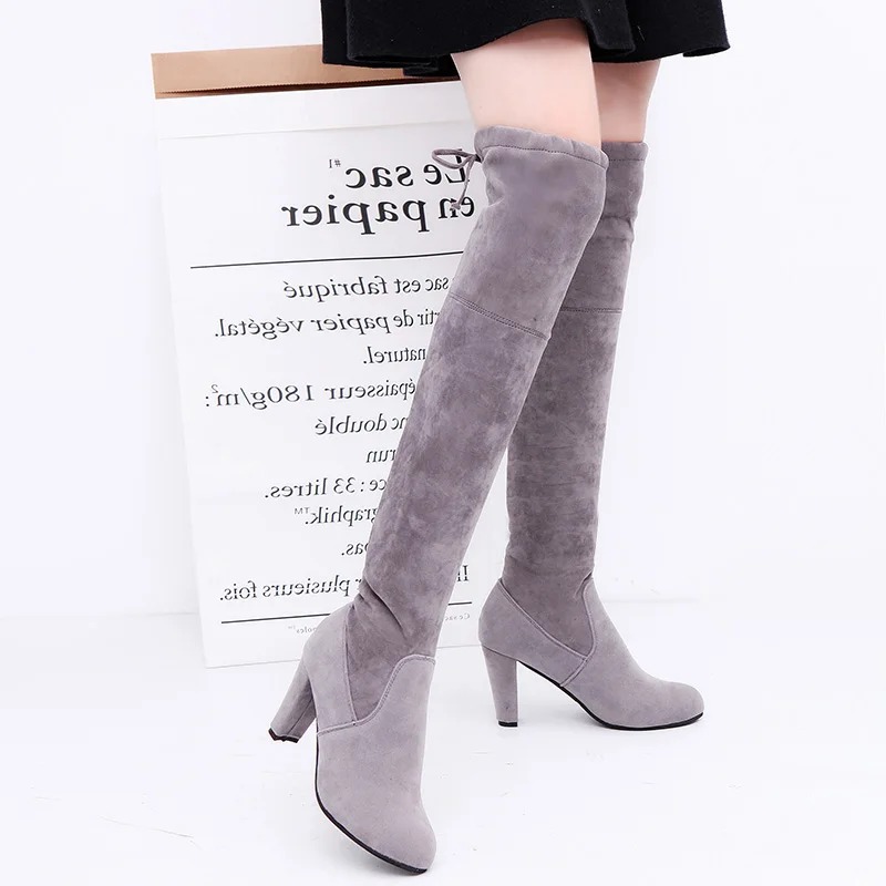 Botas de mujer Botas por encim - Knee High Sock Women reseña y precio