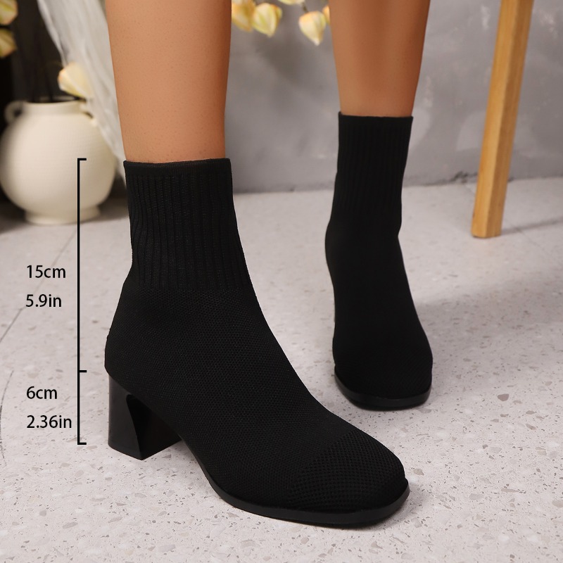 Botines de mujer Tacón de punt - No Show Sock Women reseña y precio