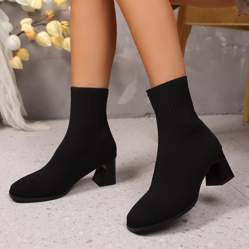 Botines de mujer Tacón de punt - No Show Sock Women reseña y precio