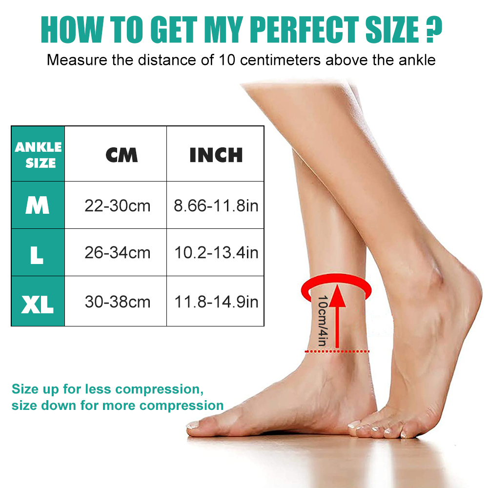 1 Par de Calcetines de Soporte - Ankle Brace Sock reseña y precio