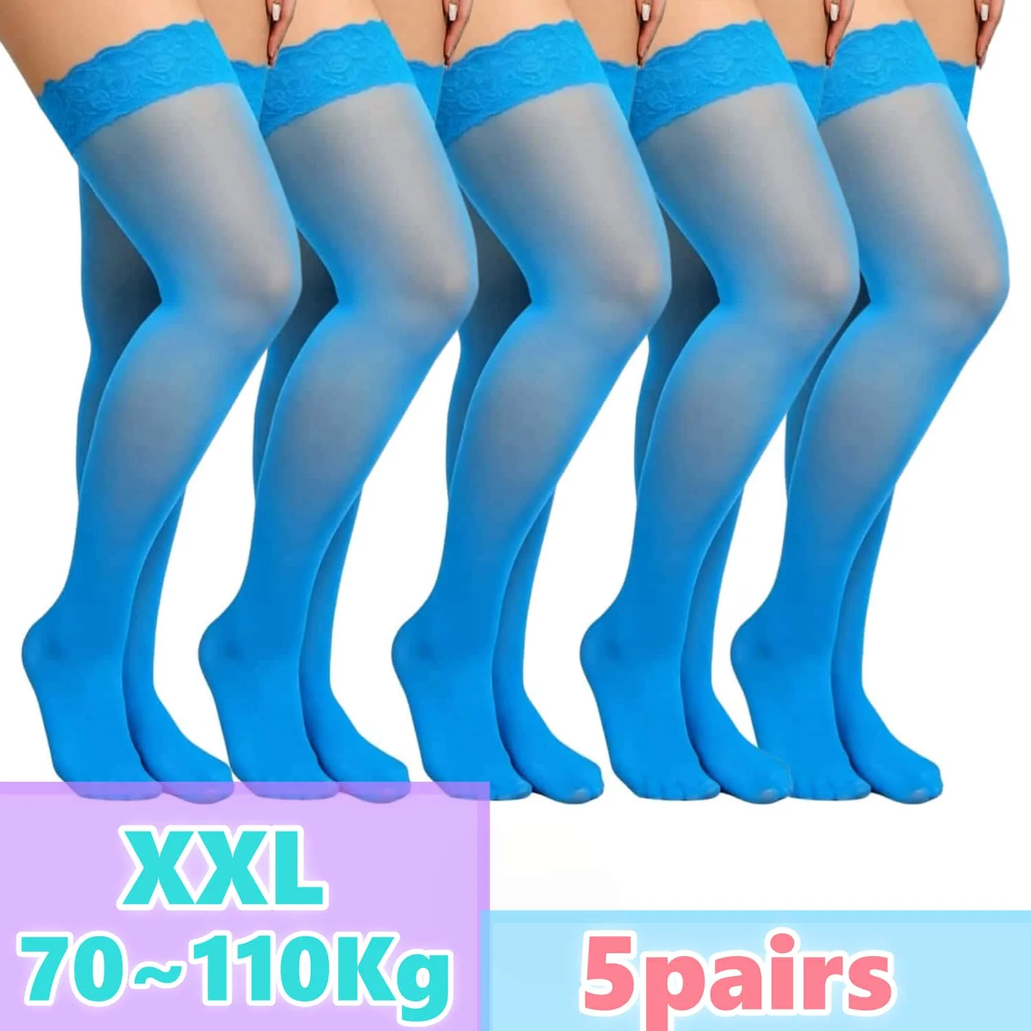Medias de encaje hasta el musl - Thigh High Sock Stay Up reseña y precio