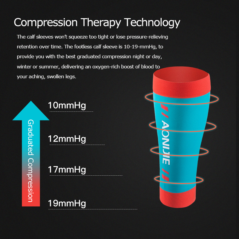 AONIJIE E4405 calcetines de co - Compression Sleeve Calf reseña y precio