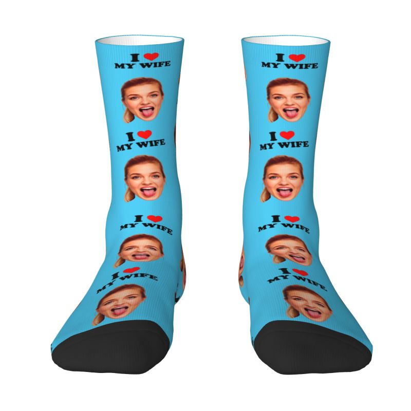 Amo a mi esposa, foto de cara  - Dress Sock Men reseña y precio