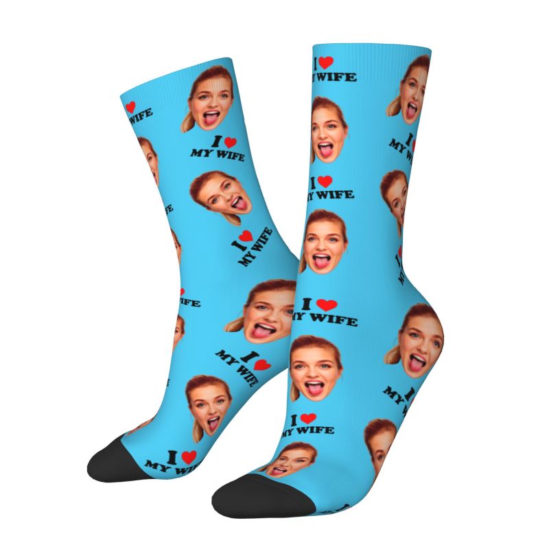 Amo a mi esposa, foto de cara  - Dress Sock Men reseña y precio