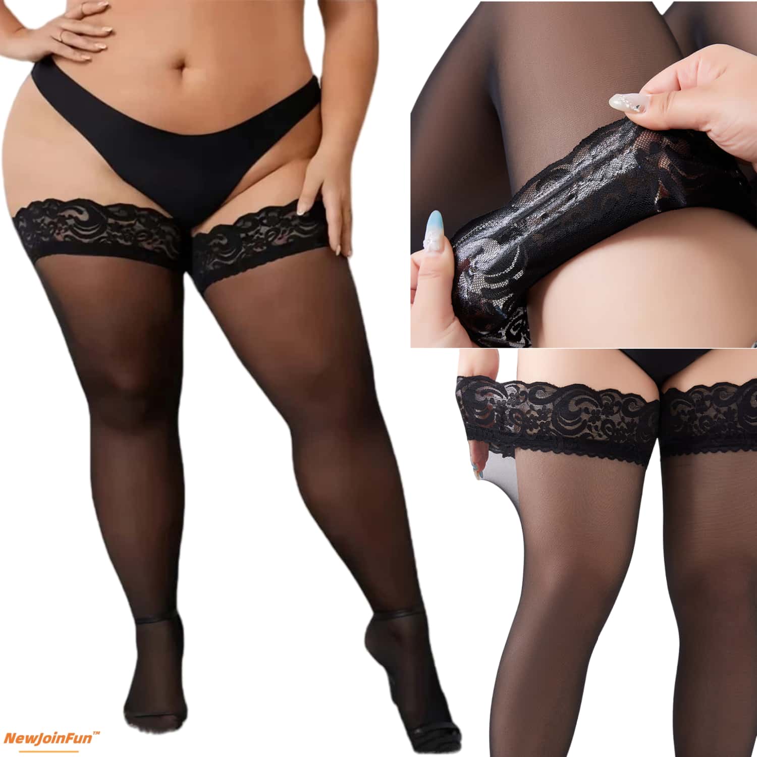 Juego de 5 pares de medias alt - Thigh High Sock Stay Up reseña y precio