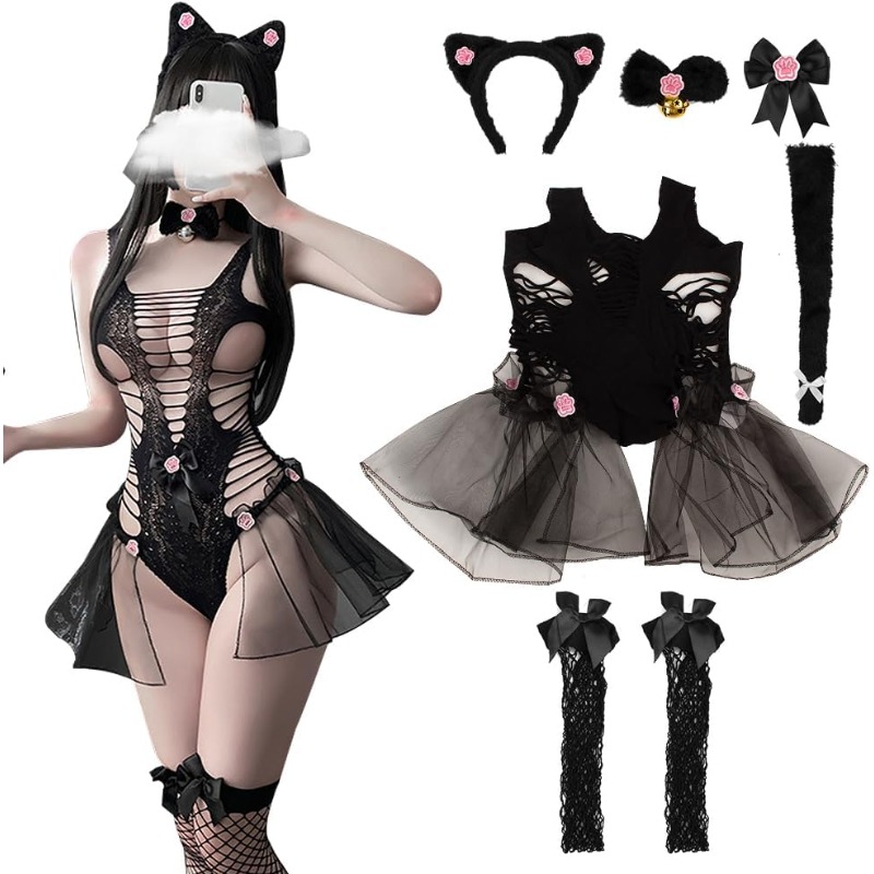Lencería Sexy para mujer, Cosp - Fishnet Stocking Women reseña y precio