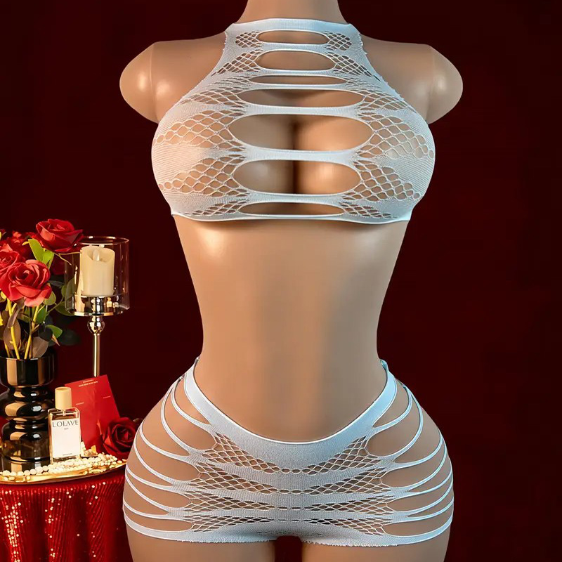 Lencería Sexy + bragas, ropa i - Fishnet Stocking Women reseña y precio