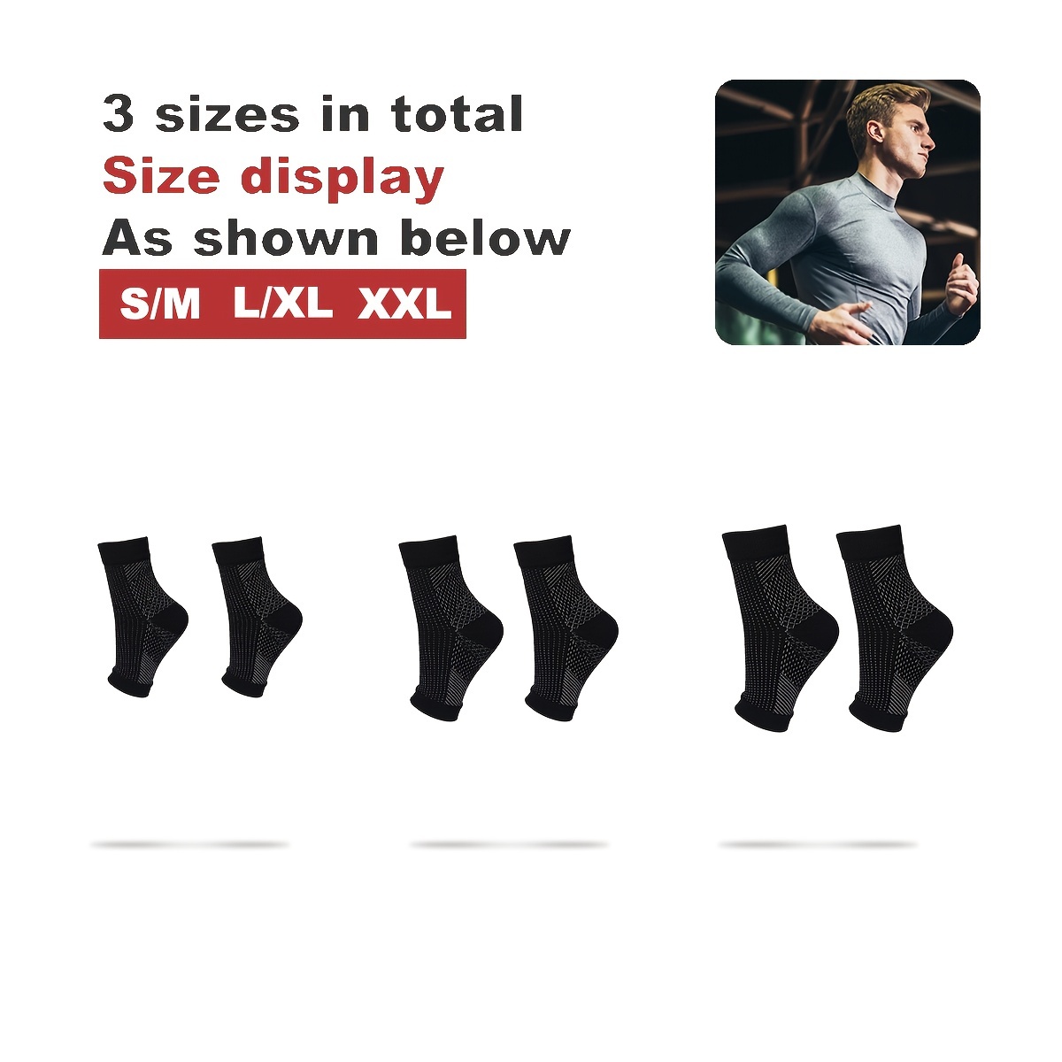 Calcetines de Soporte para Tob - Ankle Brace Sock reseña y precio