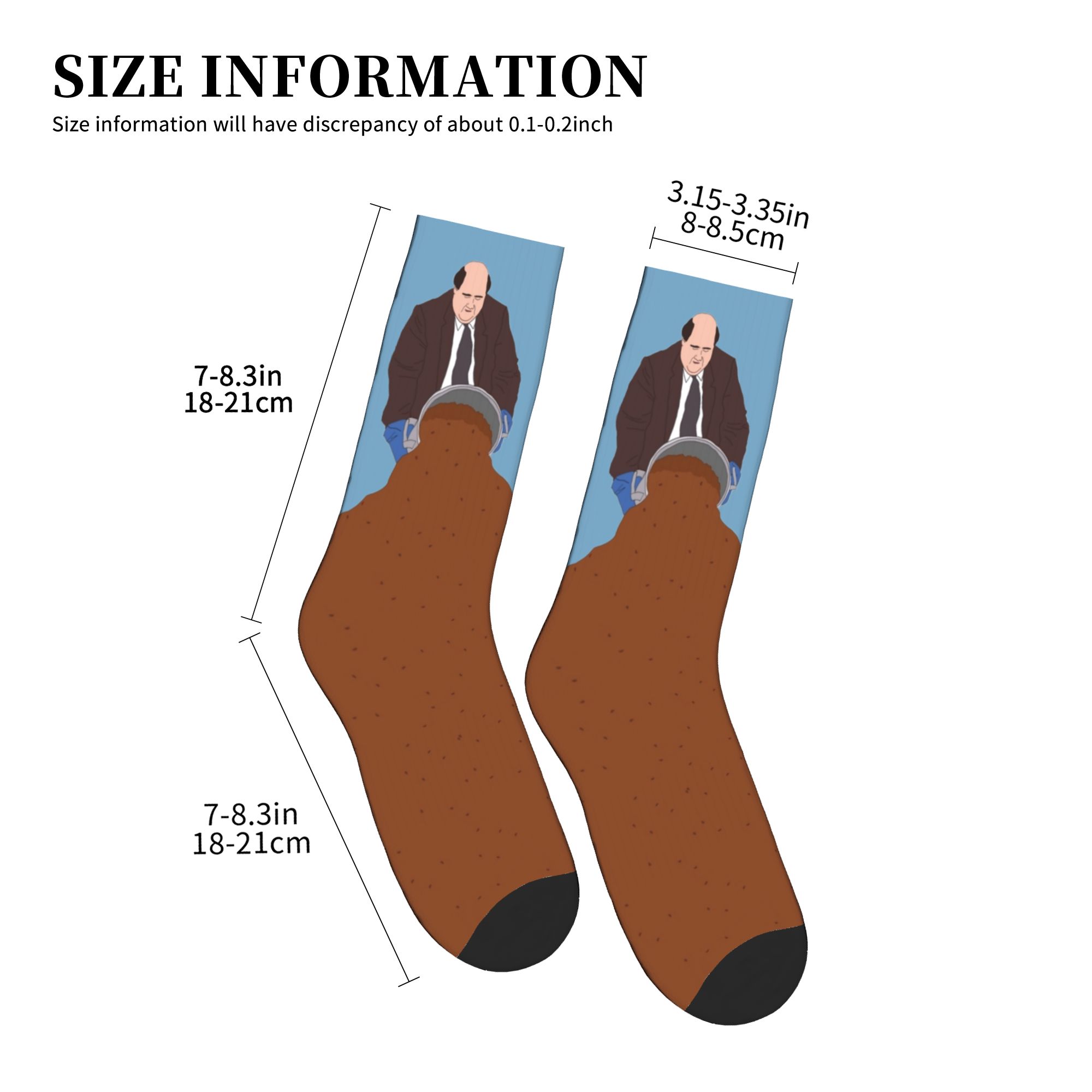 Calcetines unisex con estampad - Dress Sock Men reseña y precio