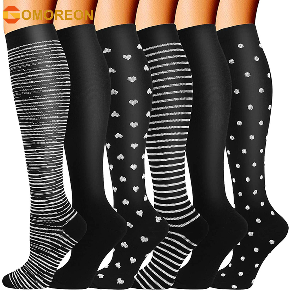 GOMOREON 6 pares de calcetines - Compression Sock Medical reseña y precio