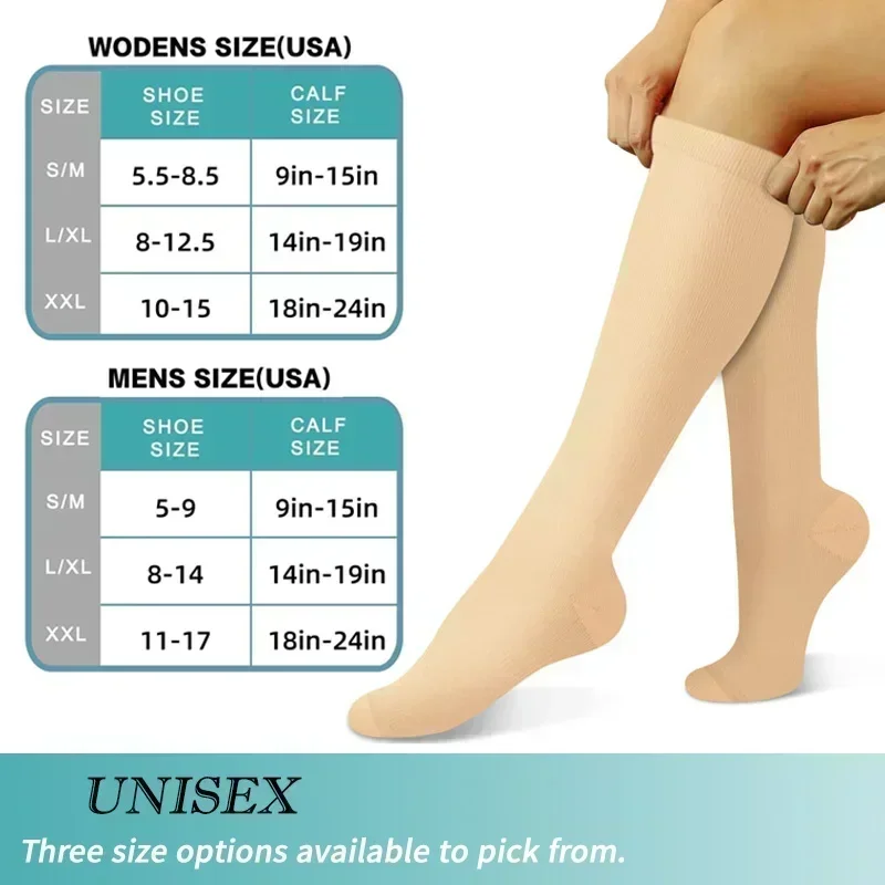 1 Par de Calcetines de Compres - Compression Sleeve Calf reseña y precio